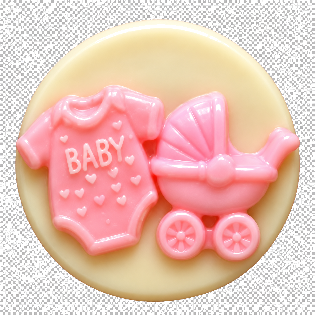 Jabón de carriola para baby shower
